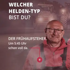 Frühaufsteher, Ruhepol, Tüftler oder Teamplayer? 🦺 Bei Rath Bau ist jeder Typ Gold wert. Welcher Helden-Typ bist du?