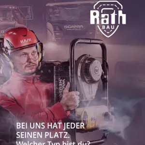 Frühaufsteher, Ruhepol, Tüftler oder Teamplayer? 🦺 Bei Rath Bau ist jeder Typ Gold wert. Welcher Helden-Typ bist du?